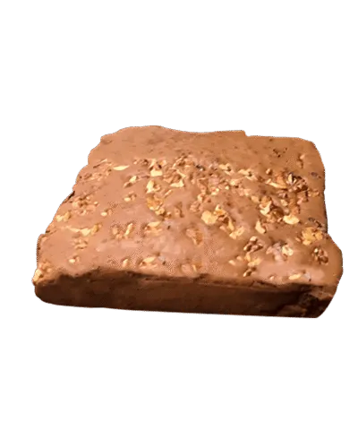 Brownie casero de chocolate clásico con interior húmedo, listo para servir. Angela Moreno Repostería, pasteles personalizados en Barcelona.