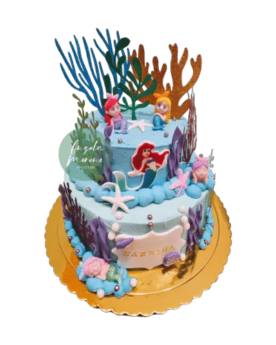 angela-moreno-reposteria-cafe-Barcelona-pastel-de-sirenita,-algas,-sirena,-mar-oceano,-tarta-de-cumple