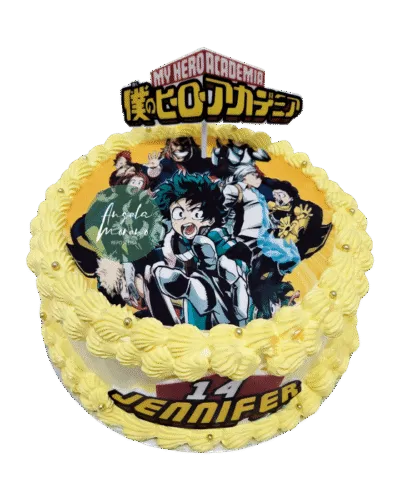 angela-moreno-reposteria-cafe-Barcelona_pastel-de-boku-no-hero-my-hero-academia-temática-manga-anime-superheroes-japon