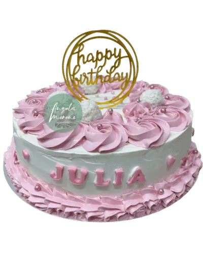 angela-moreno-reposteria-cafe-Barcelona_tarta-sencillas-con-rosetones-rosas-y-topper-happy-birthday-con-nombre-diseño-personalizable