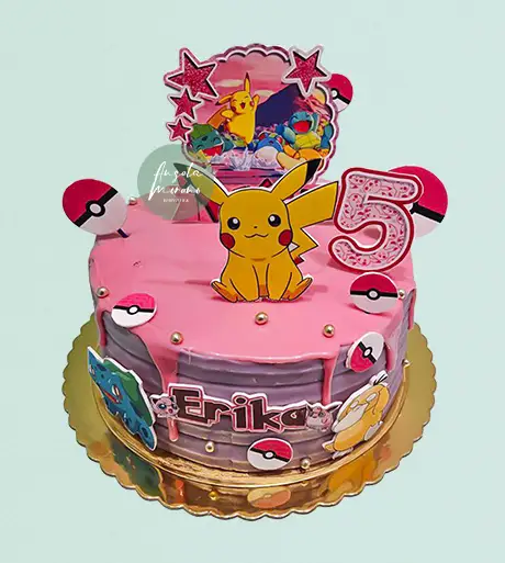 tarta con topper comestible pasteles personalizados angela moreno reposteria cafe barcelona